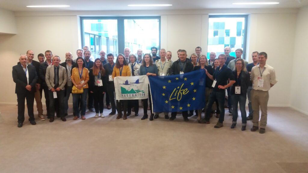 Equipe du LIFE NaturArmy lors du lancement du LIFE le 14 octobre 2019